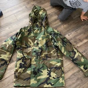 Military grade gore-tex rain jacket